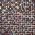 Rainbow Color Glass Mix Brown Color Stone Mosaic (CS013)